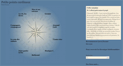 Desktop Screenshot of petitspointscardinaux.net